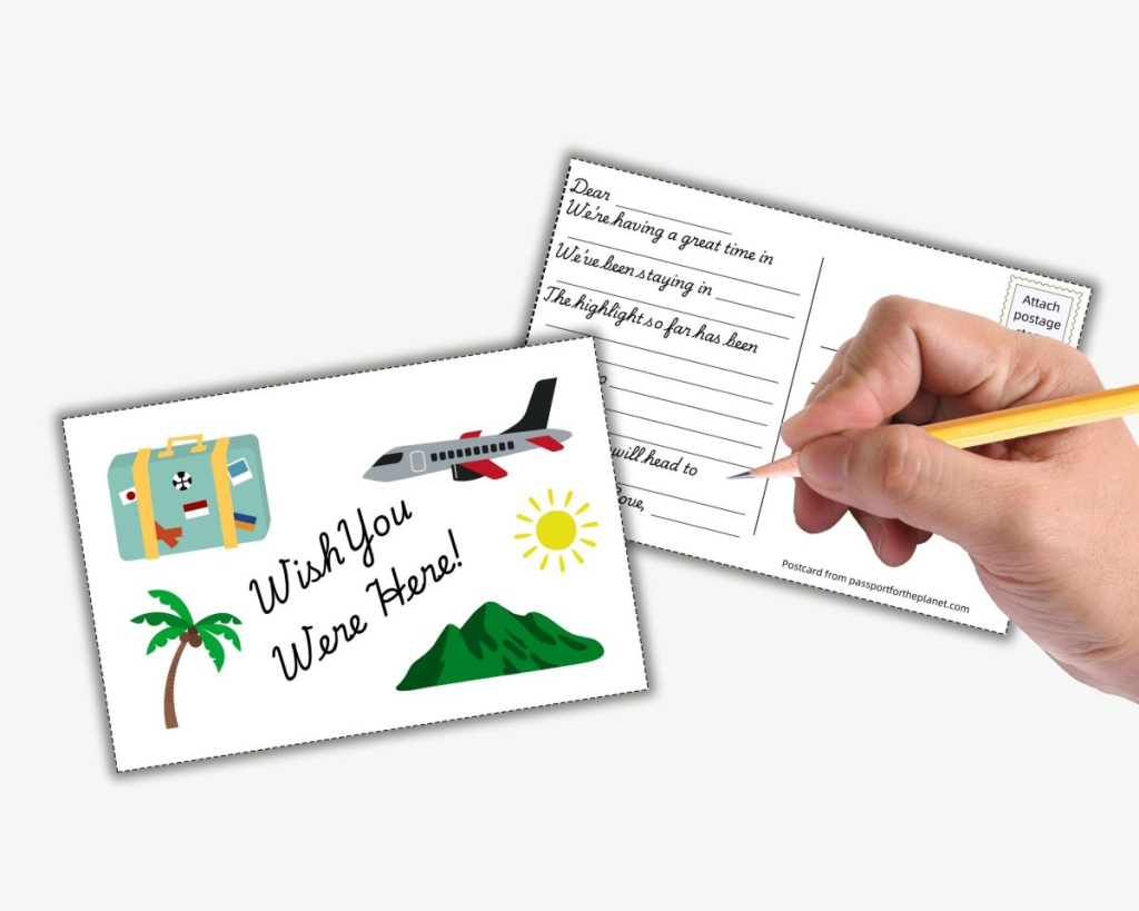 free printable postcard
