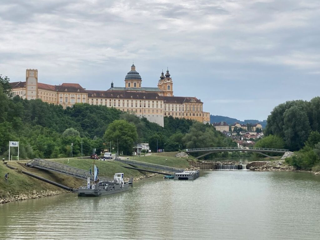 Melk Abbey from the river